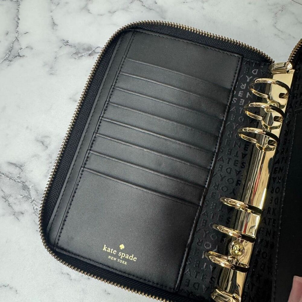 Kate Spade Black Wellesley Planner - Picture 6 of 6